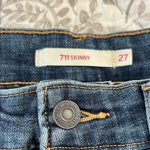 Levi's Women's Denim Skinny Jeans.  Size 27 waist, 30 Length